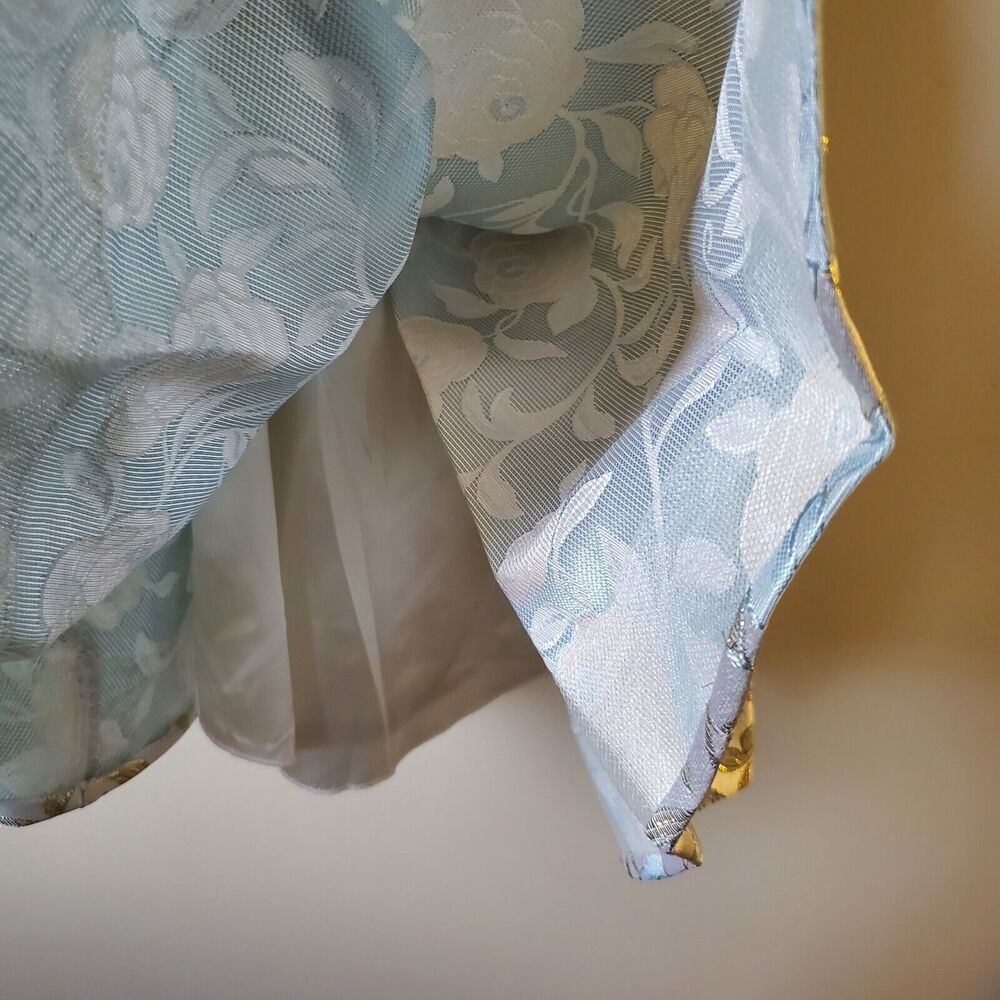 B Darlin Juniors' Metallic Jacquard Dress Sz 5 6 Fairy Cottage Princess Core - Picture 8 of 16